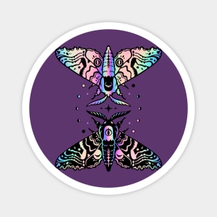 Duality Moths - Rainbow Magnet